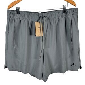 NEW Nike Jordan Sport Woven Athletic Shorts FN5842-084 Mens 2XL Gray Stretch